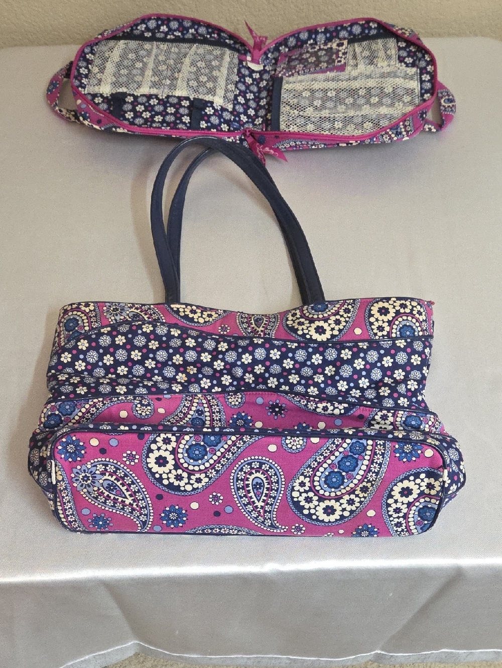 Vera Bradley Bags Boysenberry 2 Bags Travel Retired Vintage